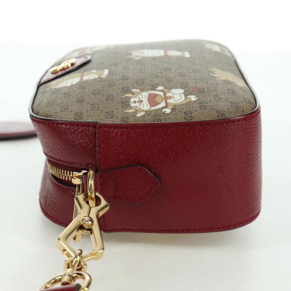 GUCCI Micro GG Supreme Doraemon Collaboration Bag PVC 574886 Auth YKZ711SAM