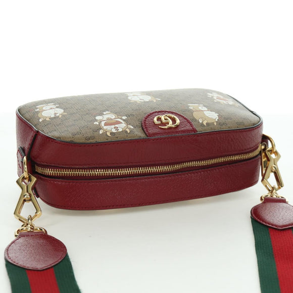 GUCCI Micro GG Supreme Doraemon Collaboration Bag PVC 574886 Auth YKZ711SAM