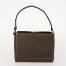 GUCCI GG Supreme Hand Bag Leather PVC 2 Set Brown Beige Auth YKZ714-10