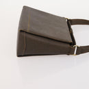 GUCCI GG Supreme Hand Bag Leather PVC 2 Set Brown Beige Auth YKZ714-12