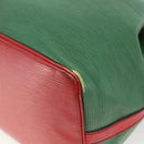 LOUIS VUITTON Epi Petit Noe Shoulder Bag Bicolor Green Red M44147 LV Auth YKZ716-16