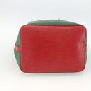 LOUIS VUITTON Epi Petit Noe Shoulder Bag Bicolor Green Red M44147 LV Auth YKZ716-5