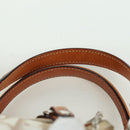 Christian Dior Trotter Canvas Romantic Hand Bag PVC Beige Silver Auth YKZ720SAM-8