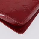 LOUIS VUITTON Monogram Vernis Motto Accessoiretasche Rot M91137 LV Auth YKZ724-17