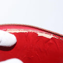 LOUIS VUITTON Monogram Vernis Motto Accessoiretasche Rot M91137 LV Auth YKZ724-20