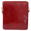 LOUIS VUITTON Monogram Vernis Motto Accessoiretasche Rot M91137 LV Auth YKZ724-2