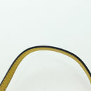 FENDI Monster Micro Bucket Shoulder Bag Leather 2way Yellow Silver Auth YKZ725A-15