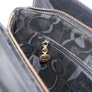 Salvatore Ferragamo Gancini Tote Bag Leather Black Gold Auth YKZ727-20