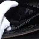 Salvatore Ferragamo Gancini Tote Bag Leather Black Gold Auth YKZ727-21