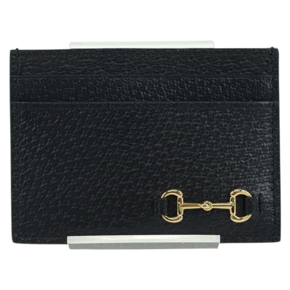 GUCCI Horsebit Card Case Playing Cards Set Leather 700469 Auth YKZ728A