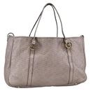 GUCCI GG Canvas Guccissima Miss GG Bag Leather Pink Silver 282956 Auth YKZ740-1