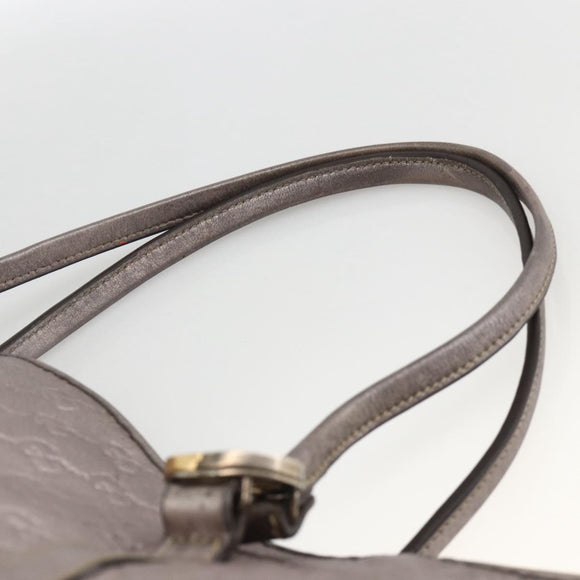 GUCCI GG Canvas Guccissima Miss GG Bag Leather Pink Silver 282956 Auth YKZ740