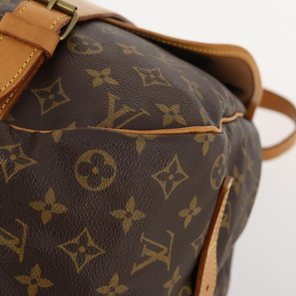 LOUIS VUITTON Monogram Saumur 43 Shoulder Bag M42252 LV Auth YKZ745A