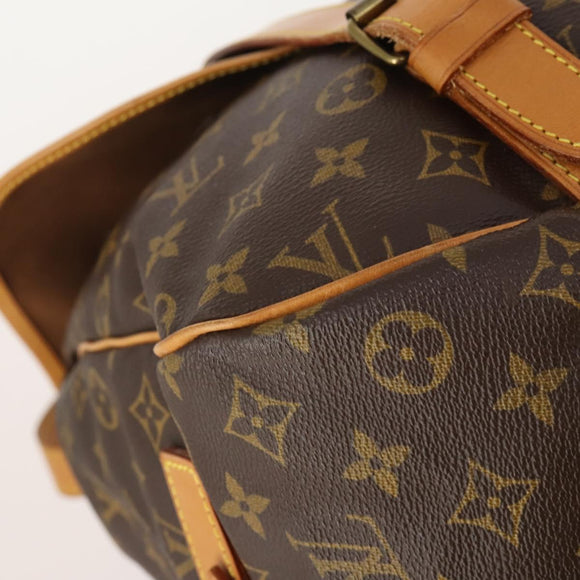 LOUIS VUITTON Monogram Saumur 43 Shoulder Bag M42252 LV Auth YKZ745A
