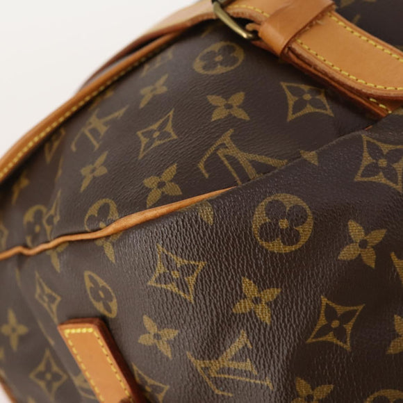 LOUIS VUITTON Monogram Saumur 43 Shoulder Bag M42252 LV Auth YKZ745A