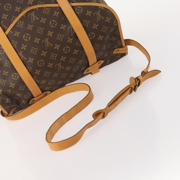 LOUIS VUITTON Monogram Saumur 43 Shoulder Bag M42252 LV Auth YKZ745A