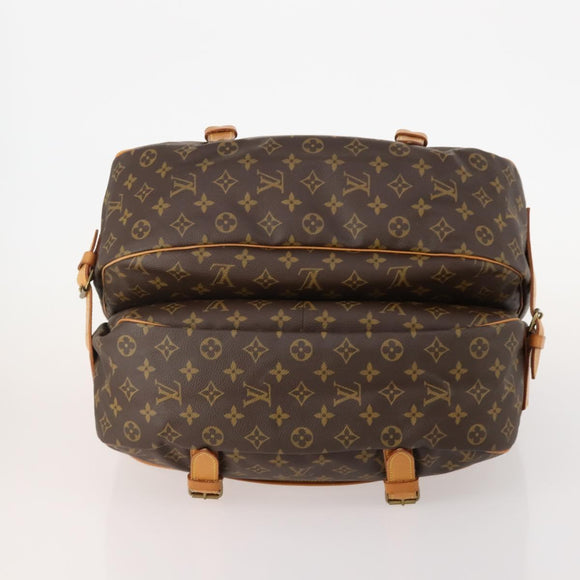 LOUIS VUITTON Monogram Saumur 43 Shoulder Bag M42252 LV Auth YKZ745A