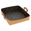 LOUIS VUITTON Monogram Wood Posh MM Accessory Case GI0150 LV Auth YKZ746M-1