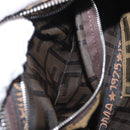 FENDI Zucca Canvas Shoulder Bag Brown Black Auth YKZ748-23