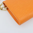 LOUIS VUITTON Epi Pochette Accessoires Pouch Orange Mandarin M5294H Auth YKZ750V-15