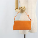 LOUIS VUITTON Epi Pochette Accessoires Pouch Orange Mandarin M5294H Auth YKZ750V-21