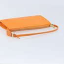 LOUIS VUITTON Epi Pochette Accessoires Pouch Orange Mandarin M5294H Auth YKZ750V-7