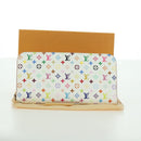 LOUIS VUITTON Multicolor PortefeuilleInsolite Wallet White M93750 Auth YKZ751SAM-12