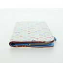 LOUIS VUITTON Multicolor PortefeuilleInsolite Wallet White M93750 Auth YKZ751SAM-4