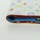 LOUIS VUITTON Multicolor PortefeuilleInsolite Wallet White M93750 Auth YKZ751SAM-6
