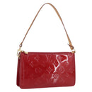 LOUIS VUITTON Monogram Vernis Lexington Pouch Pomme D'amour M93525 Auth YKZ752-1