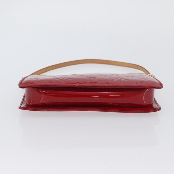 LOUIS VUITTON Monogram Vernis Lexington Pouch Pomme D'amour M93525 Auth YKZ752