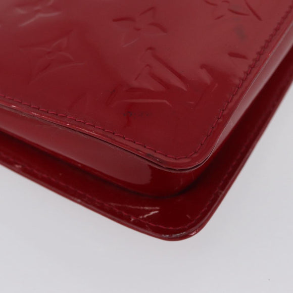 LOUIS VUITTON Monogram Vernis Lexington Pouch Pomme D'amour M93525 Auth YKZ752