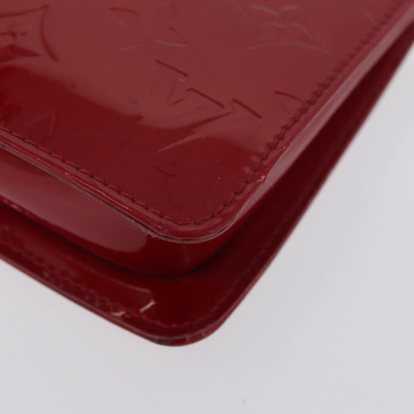 LOUIS VUITTON Monogram Vernis Lexington Pouch Pomme D'amour M93525 Auth YKZ752