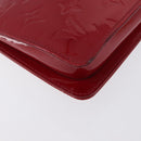 LOUIS VUITTON Monogram Vernis Lexington Pouch Pomme D'amour M93525 Auth YKZ752-13