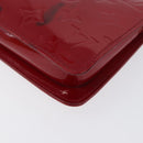 LOUIS VUITTON Monogram Vernis Lexington Pouch Pomme D'amour M93525 Auth YKZ752-14