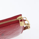 LOUIS VUITTON Monogram Vernis Lexington Pouch Pomme D'amour M93525 Auth YKZ752-15