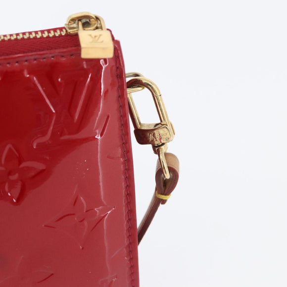 LOUIS VUITTON Monogram Vernis Lexington Pouch Pomme D'amour M93525 Auth YKZ752