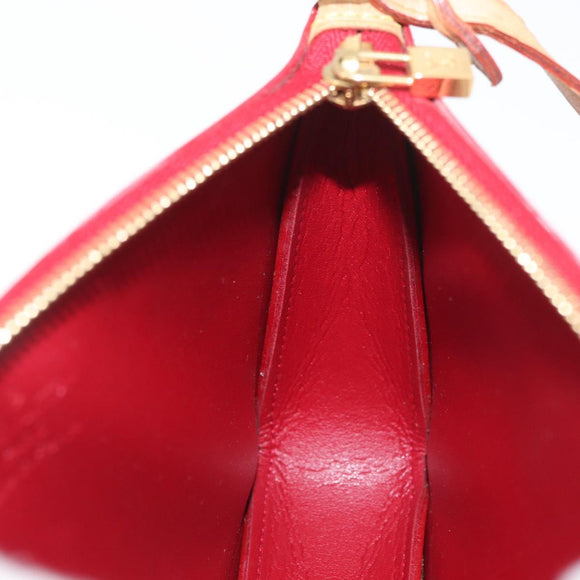 LOUIS VUITTON Monogram Vernis Lexington Pouch Pomme D'amour M93525 Auth YKZ752