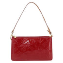 LOUIS VUITTON Monogram Vernis Lexington Pouch Pomme D'amour M93525 Auth YKZ752-2