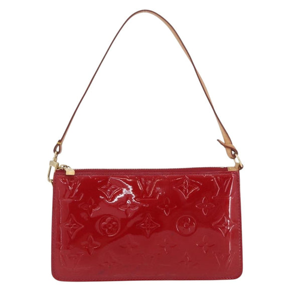 LOUIS VUITTON Monogram Vernis Lexington Pouch Pomme D'amour M93525 Auth YKZ752
