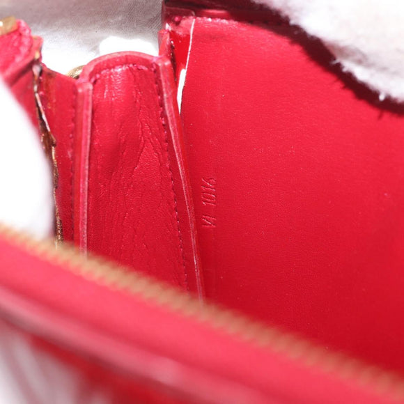 LOUIS VUITTON Monogram Vernis Lexington Pouch Pomme D'amour M93525 Auth YKZ752