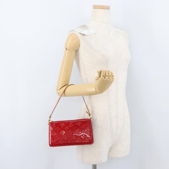 LOUIS VUITTON Monogram Vernis Lexington Pouch Pomme D'amour M93525 Auth YKZ752