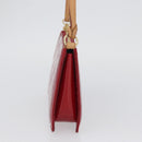 LOUIS VUITTON Monogram Vernis Lexington Pouch Pomme D'amour M93525 Auth YKZ752-5