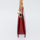 LOUIS VUITTON Monogram Vernis Lexington Pouch Pomme D'amour M93525 Auth YKZ752-6