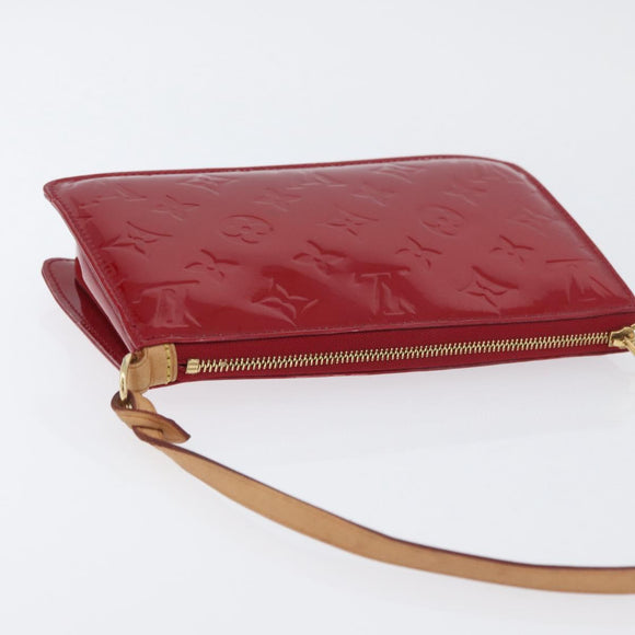 LOUIS VUITTON Monogram Vernis Lexington Pouch Pomme D'amour M93525 Auth YKZ752