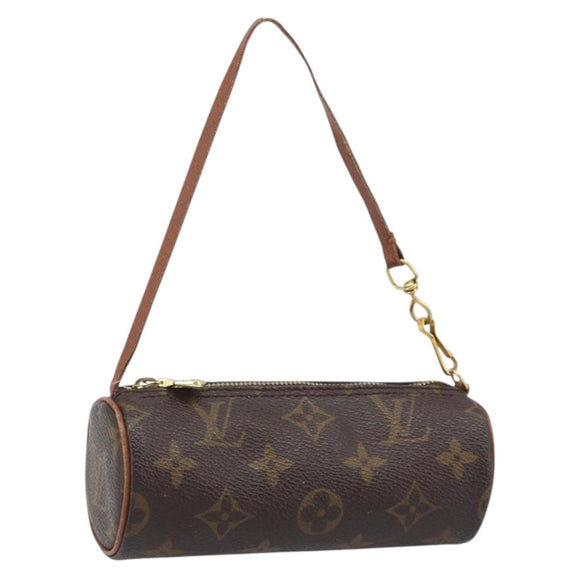 LOUIS VUITTON Monogram Papillon Pouch LV Auth YKZ758A