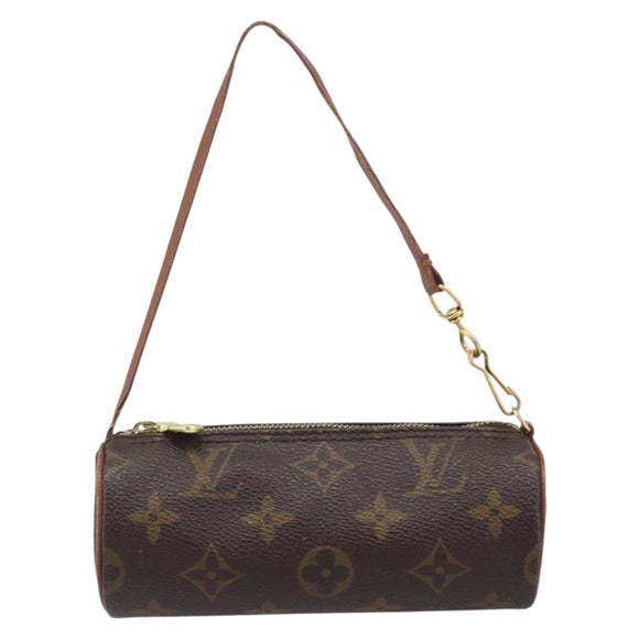 LOUIS VUITTON Monogram Papillon Pouch LV Auth YKZ758A