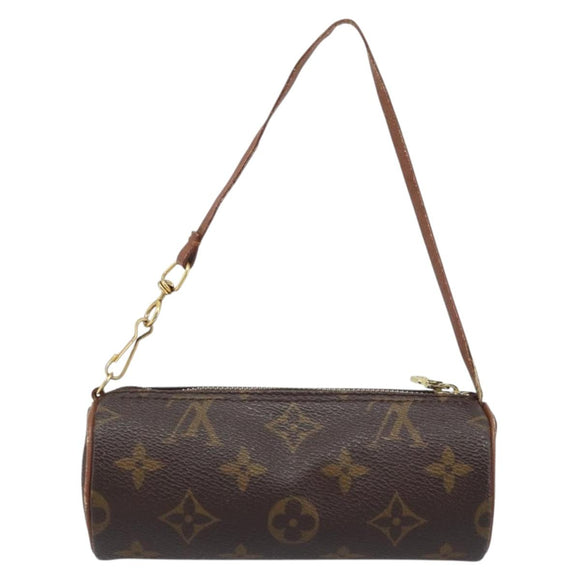 LOUIS VUITTON Monogram Papillon Pouch LV Auth YKZ758A