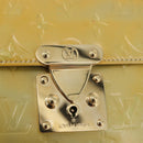 LOUIS VUITTON Monogram Vernis Spring street Hand Bag Gris M91029 LV Auth YKZ759-18