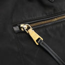 PRADA Tote Bag Nylon Black Gold Auth YKZ773-17
